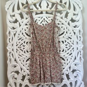 Pins & Needles Floral and Lace Romper